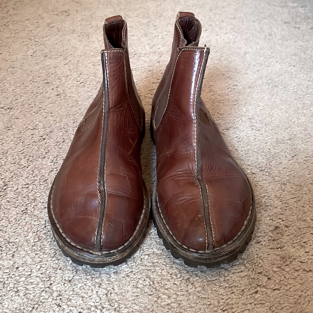 Cole Haan Brown Leather Chelsea Ankle Boots